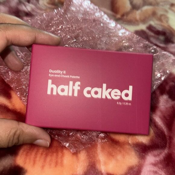 HALF CAKED Eye and Cheek Palette in Duality II(rosy neutral) BNIB - Picture 5 of 8